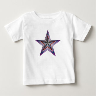 Camiseta De Bebé arte geométrico abstracto de estrella