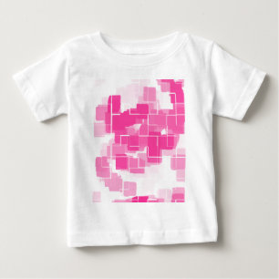 Camiseta De Bebé "Arte geométrico de la torta de frutas de la