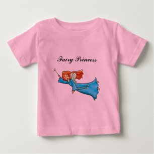 Camiseta De Bebé Arte gráfico de dibujos animados Hada Princesa Vol