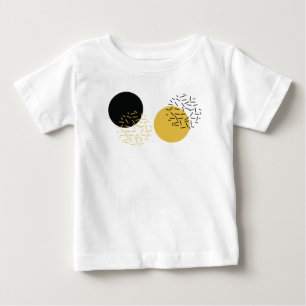 Camiseta De Bebé Arte gráfico geométrico urbano simple, moderno y t