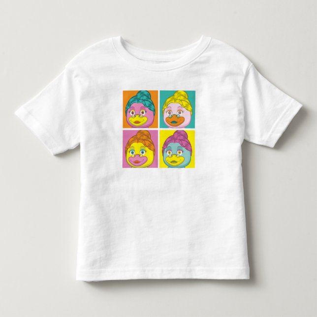 Camiseta De Bebé Arte pop de ms Birdy (Anverso)