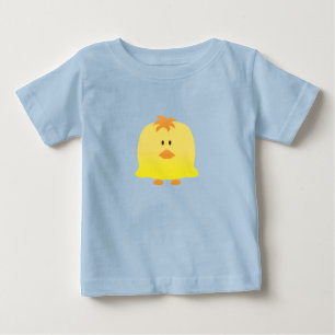Camiseta De Bebé Arte vectorial lindo de pollito bebé
