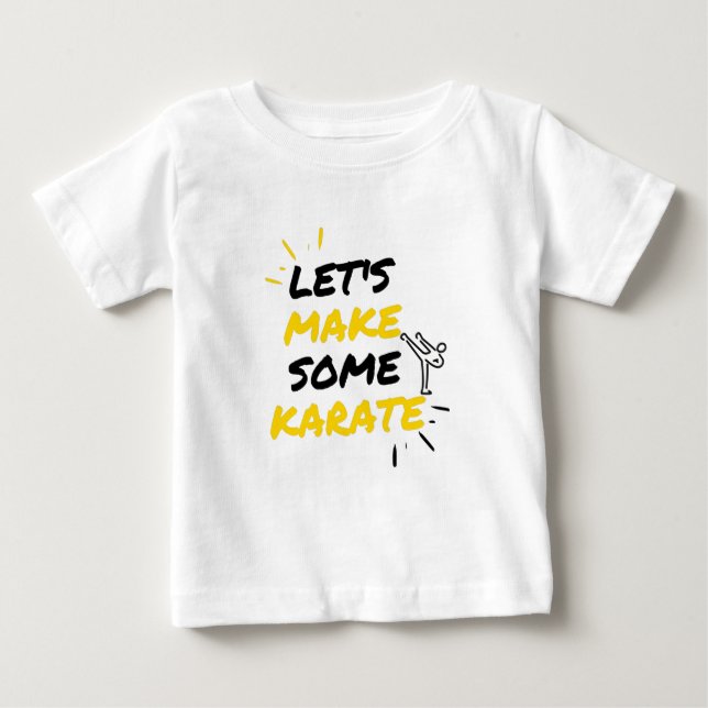 Camiseta De Bebé Artes marciales de Karate (Anverso)