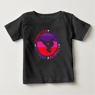 Camiseta De Bebé Artes Marciales Valores Fundamentales - Karate