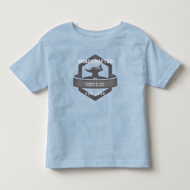 Camiseta De Bebé Artesanía de niños hecha con amor (Anverso)