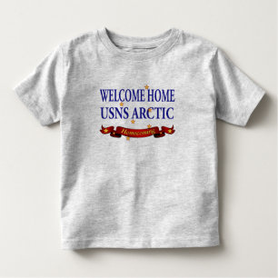 Camiseta De Bebé Ártico agradable del hogar USNS