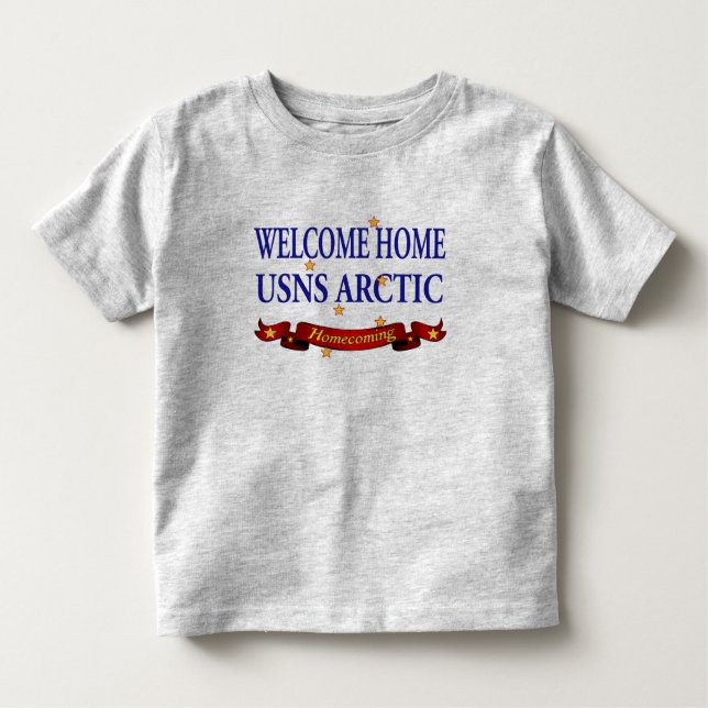 Camiseta De Bebé Ártico agradable del hogar USNS (Anverso)