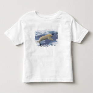 Camiseta De Bebé Ártico, Svalbard, Oso Polar extendiéndose