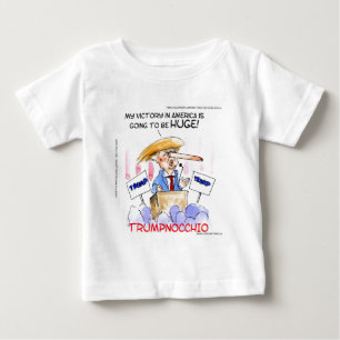 Camiseta De Bebé Artículos divertidos de Trumpnocchio Donald Trump