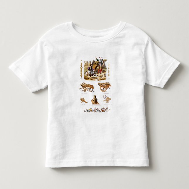 Camiseta De Bebé Artillería francesa (Anverso)
