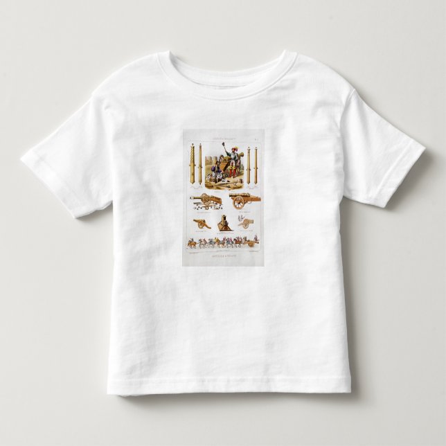 Camiseta De Bebé Artillería francesa (Anverso)