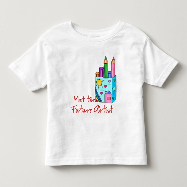 Camiseta De Bebé Artista futuro (Anverso)