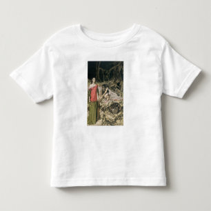 Camiseta De Bebé Arturo Rackham el   el cortejar de Grimhilde, la