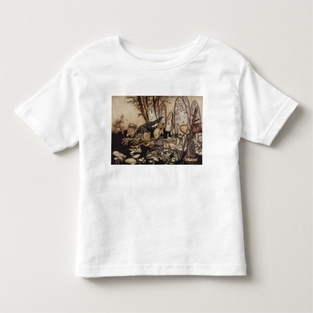 Camiseta De Bebé Arturo Rackham el | Peter Pan en los jardines de (Anverso)