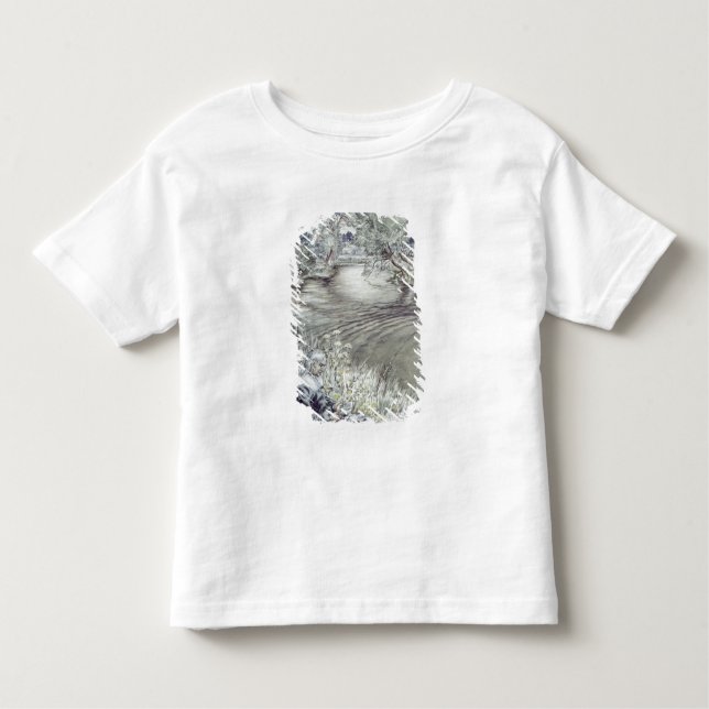 Camiseta De Bebé Arturo Rackham |Izaak Walton que descansa contra (Anverso)