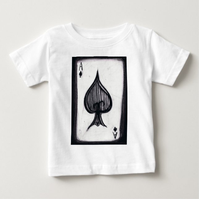 Camiseta De Bebé As de espadas (Anverso)