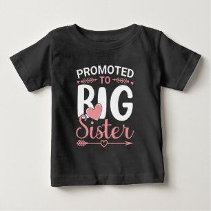 Camiseta De Bebé Ascendida a Hermana Mayor de Nuevo Revelación de E