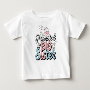 Camiseta De Bebé ascendido a hermana mayor