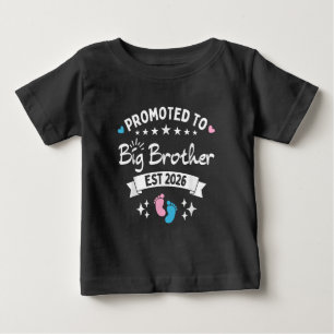 Camiseta De Bebé Ascendido a Hermano Mayor Est 2026 Big Brother 202