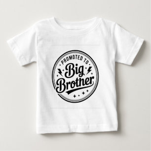 Camiseta De Bebé Ascendido a Hermano Mayor Infantil - Dinosaurio pa