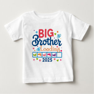 Camiseta De Bebé Ascendido a Hermano Mayor Infantil - Niños Dinosau