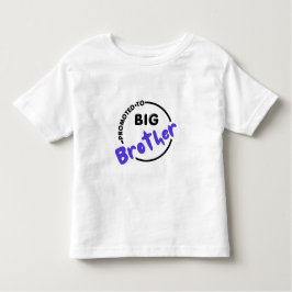 Camiseta De Bebé ascendido a invitación de hermano mayor, regalo de