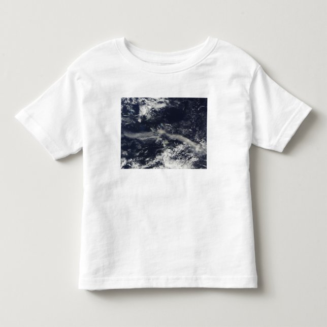 Camiseta De Bebé Ash Plume de Soufriere Hills, Montserrat (Anverso)