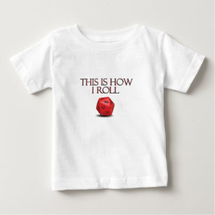 Camiseta De Bebé Así Es Como Dejo Diarios RPG Graciosos