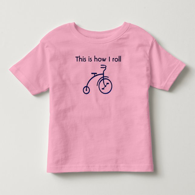 Camiseta De Bebé Así es como rollo (Anverso)