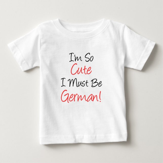 Camiseta De Bebé Así Que Cuesta Ser Alemán (Anverso)