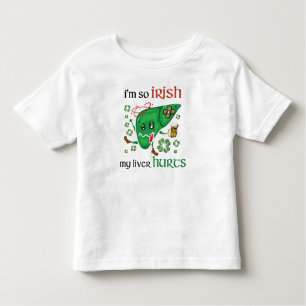 Camiseta De Bebé Así que el irlandés me duele el hígado