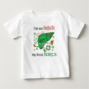 Camiseta De Bebé Así que el irlandés me duele el hígado
