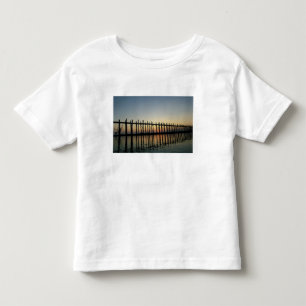 Camiseta De Bebé Asia, Birmania (Myanmar)  Silueta del puente de U 
