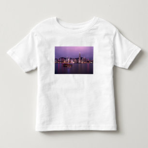 Camiseta De Bebé Asia, China, Hong Kong, paisaje urbano de la ciuda