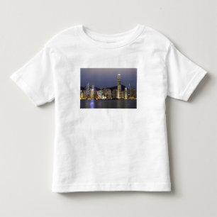Camiseta De Bebé Asia, China, Hong Kong, paisaje urbano de la ciuda
