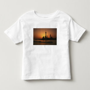Camiseta De Bebé ASIA, China, Shanghai Vista de la torre de televis