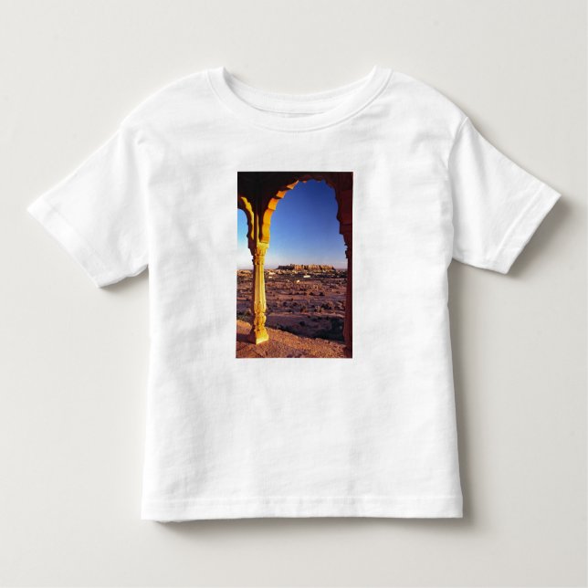 Camiseta De Bebé Asia, India, Rajastán, Jaisalmer. Las vistas desde (Anverso)