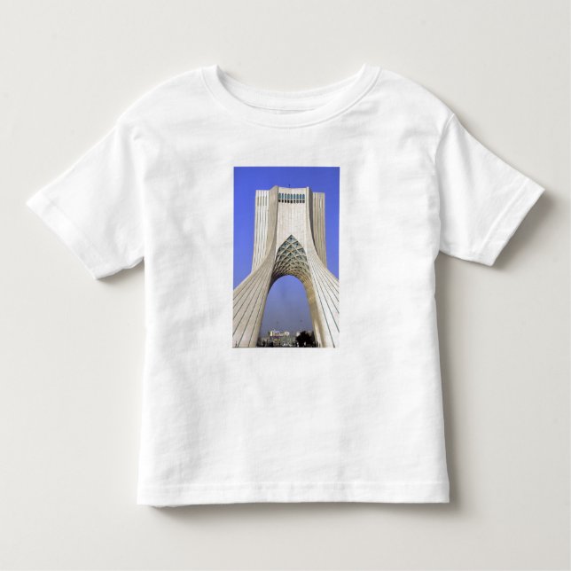 Camiseta De Bebé Asia, Irán, Teherán. Monumento a la libertad en Az (Anverso)