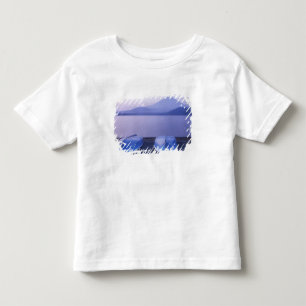 Camiseta De Bebé Asia, Japón, Yamanashi, Botes de remos en el lago 
