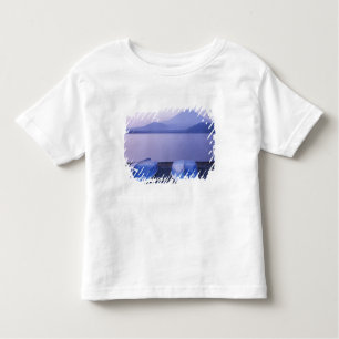 Camiseta De Bebé Asia, Japón, Yamanashi y Rowboat en el lago Motosu