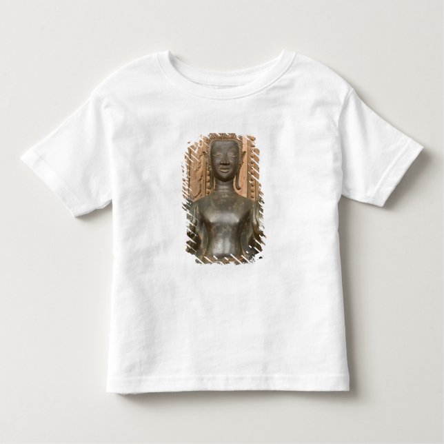 Camiseta De Bebé Asia, Laos, Vientiane, Buda de bronce en Hawn (Anverso)