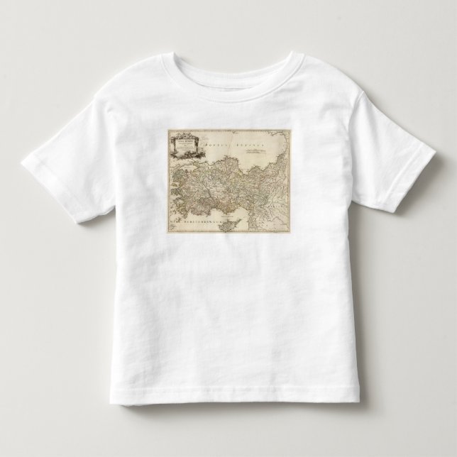 Camiseta De Bebé Asia Menor 2 (Anverso)