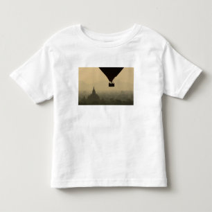 Camiseta De Bebé Asia, Myanmar, Bagan, globo sobre templos de