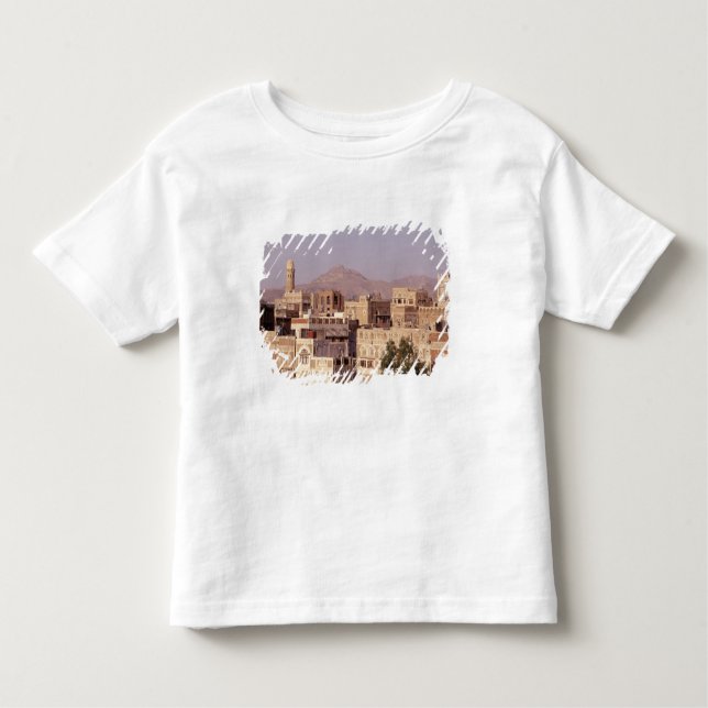 Camiseta De Bebé Asia, Oriente Medio, República del Yemen, Saná. (Anverso)