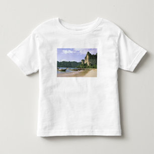 Camiseta De Bebé Asia, Tailandia, Krabi. Playa West Railay, larga