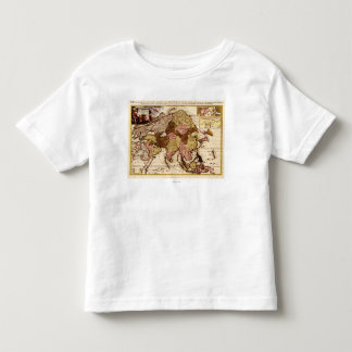 Camiseta De Bebé AsiaPanoramic MapAsia 11