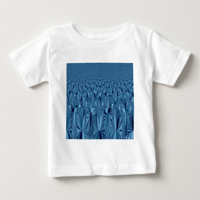 Camiseta De Bebé Asombroso arte irlandés del Kaleidoscopio Azul (Anverso)