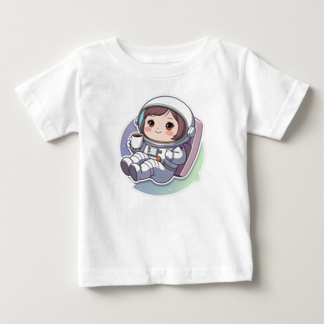 Camiseta De Bebé Astronauta Adorable (Anverso)