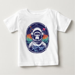 Camiseta De Bebé Astronauta de mono espacial