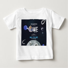 Camiseta De Bebé Astronauta del Espacio Exterior Cumpleaños número 